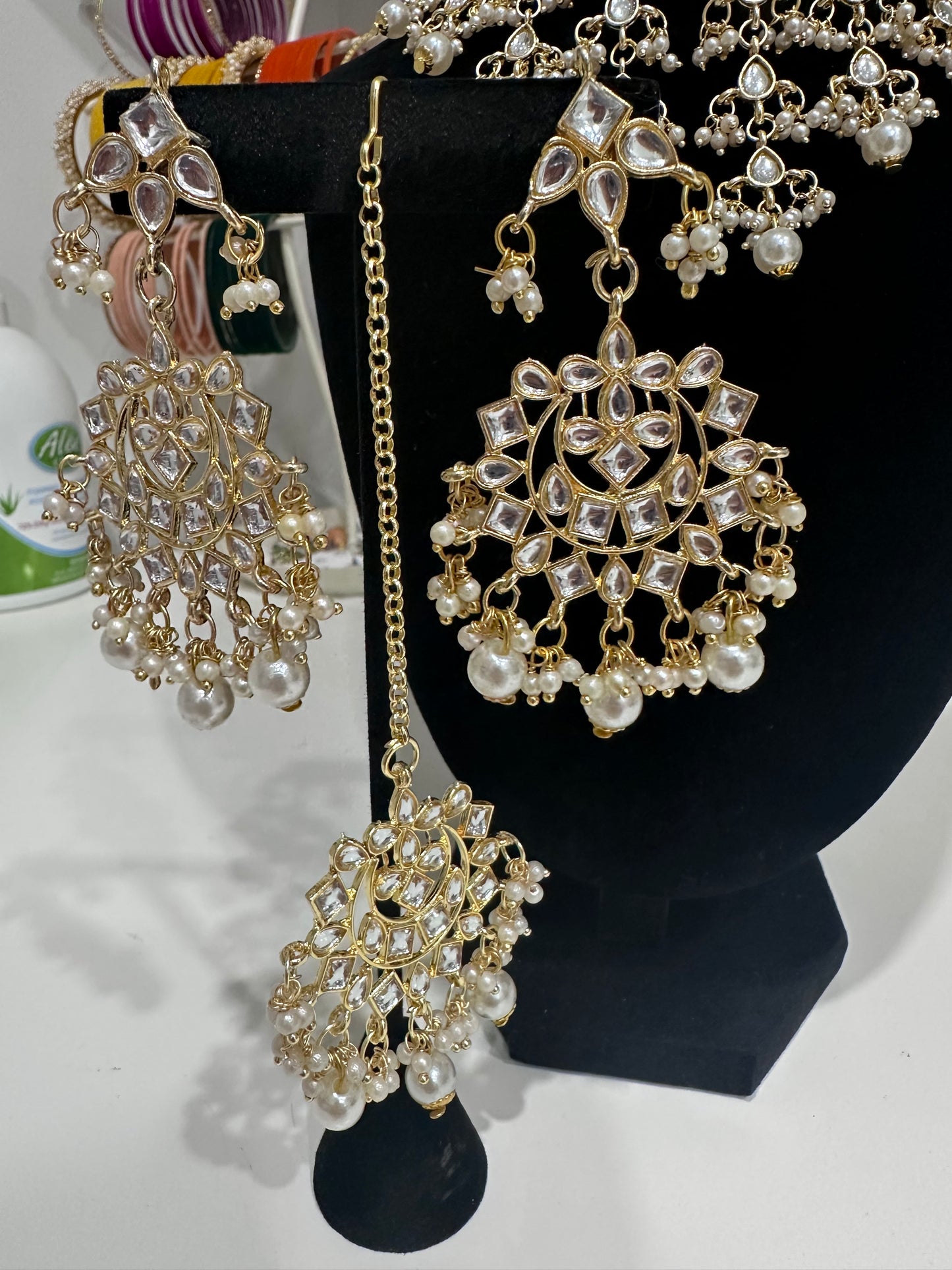Waterfall Choker Set with tikka