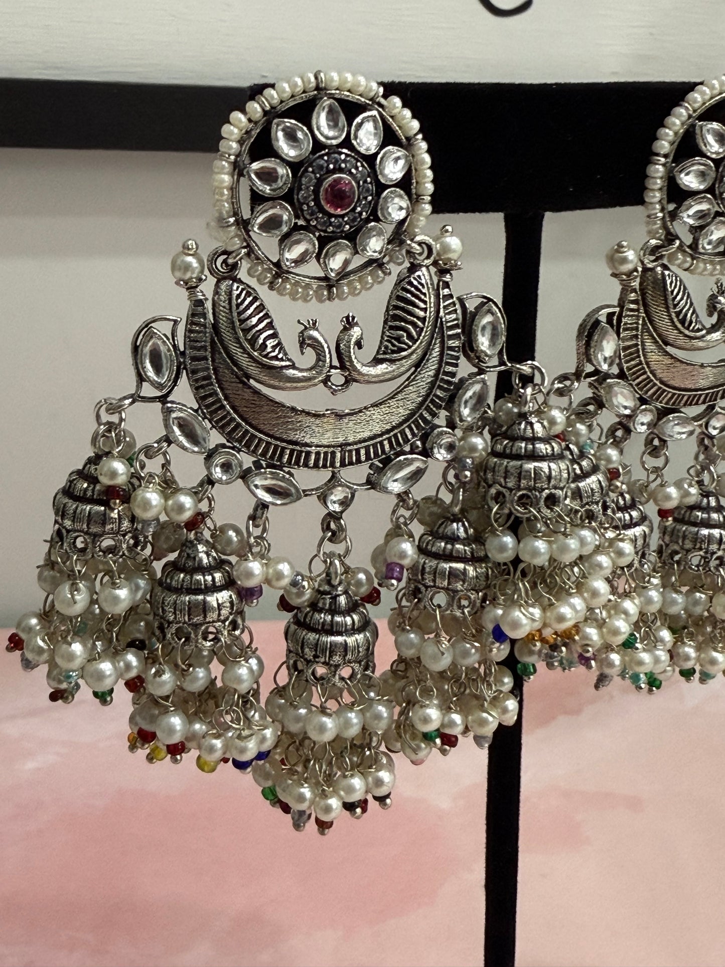 Oxidized Silver Multi-Chumki