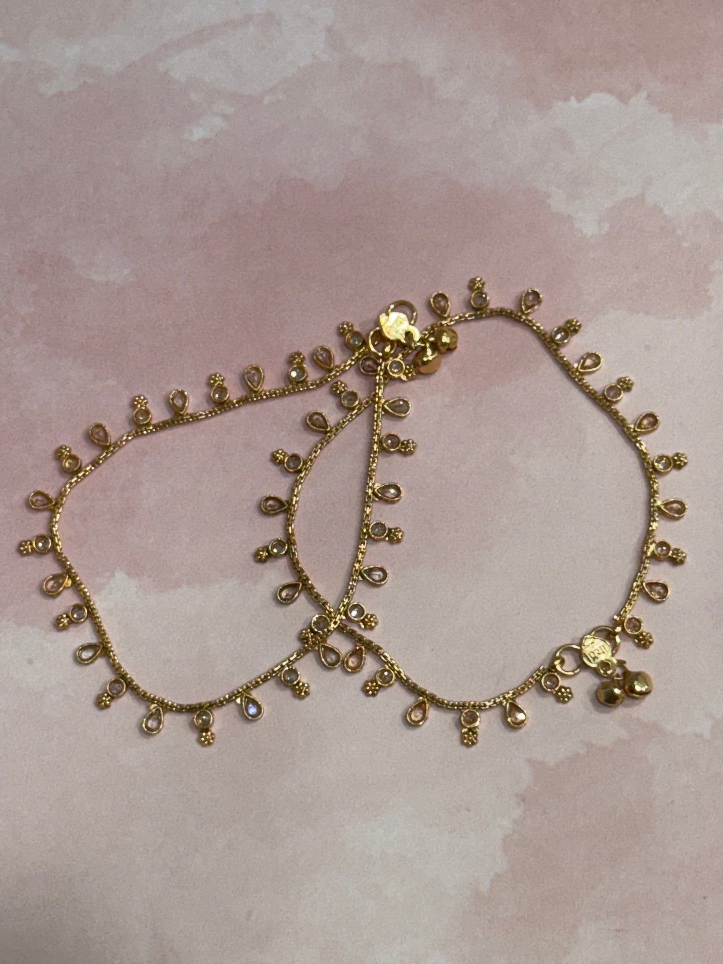 Drop Stone Payal/Jhanjar