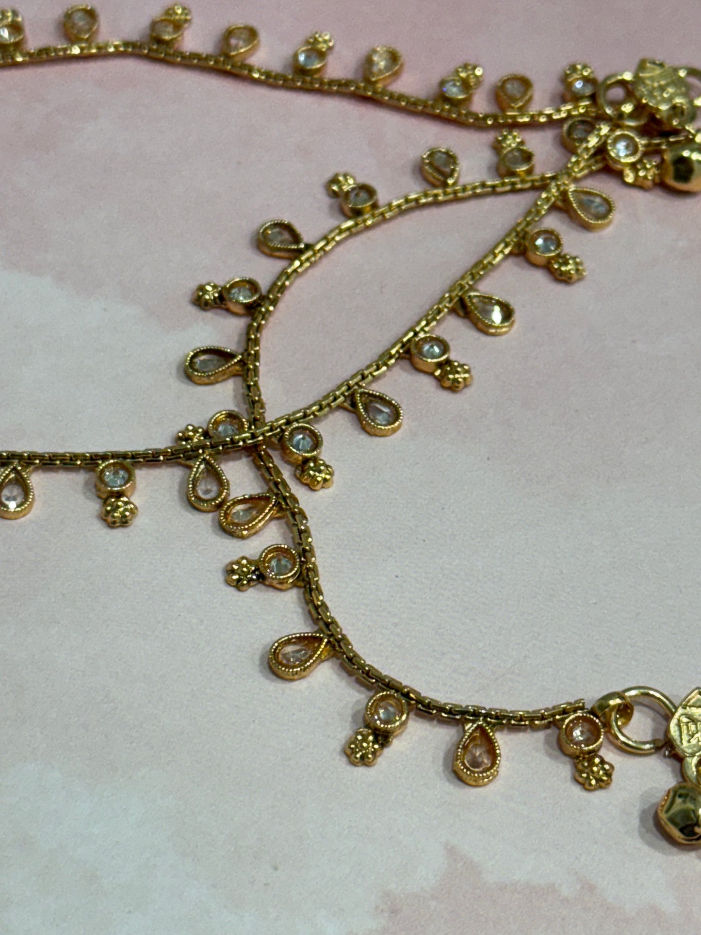Drop Stone Payal/Jhanjar