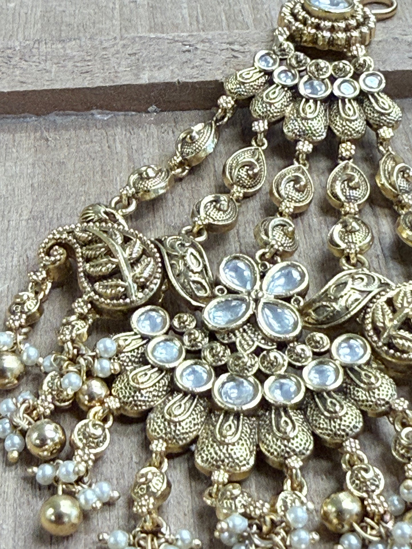 Gold & Kundan Passa