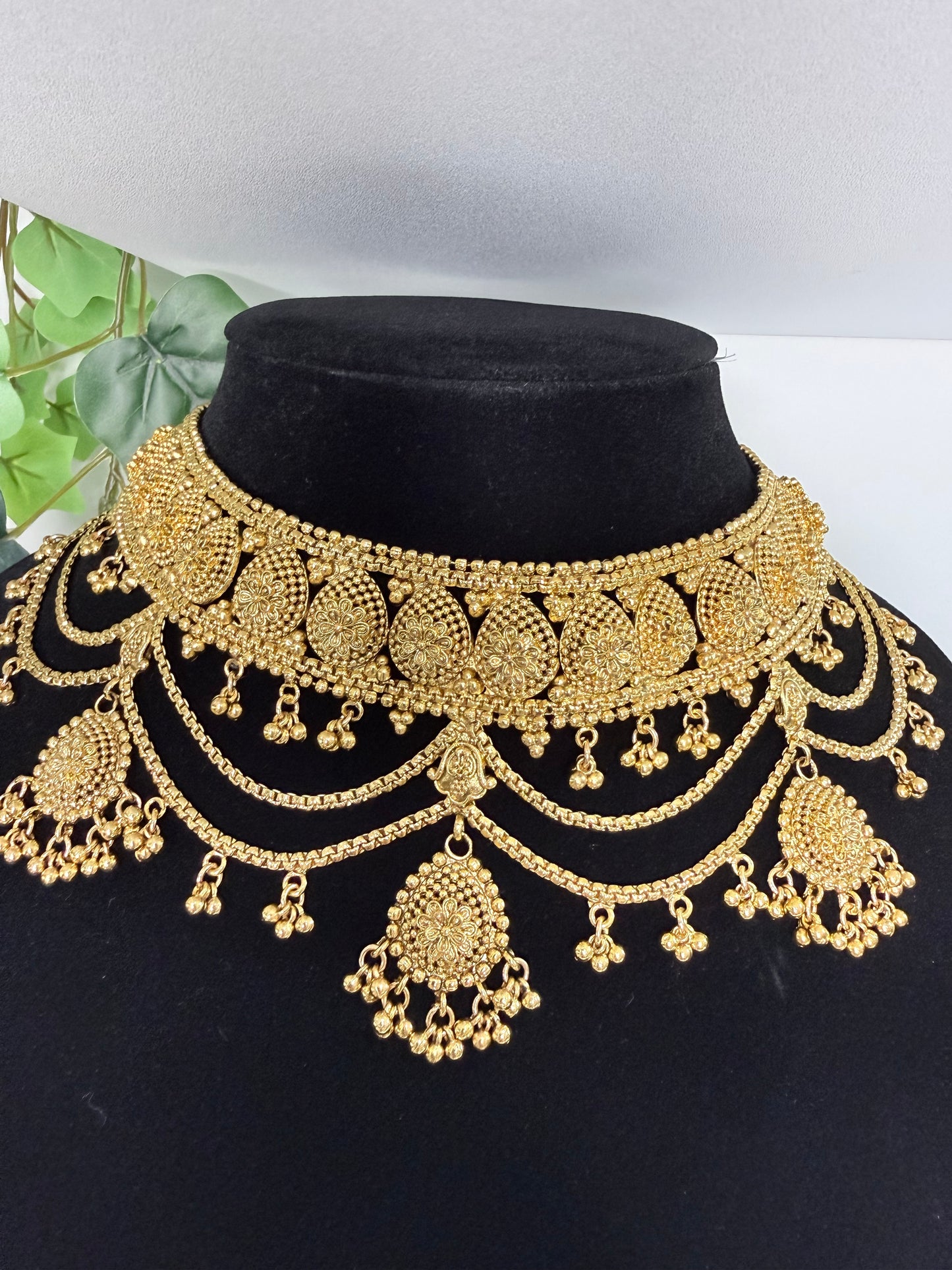 TRENDING: Layered, Gold-Like Set with Tikka