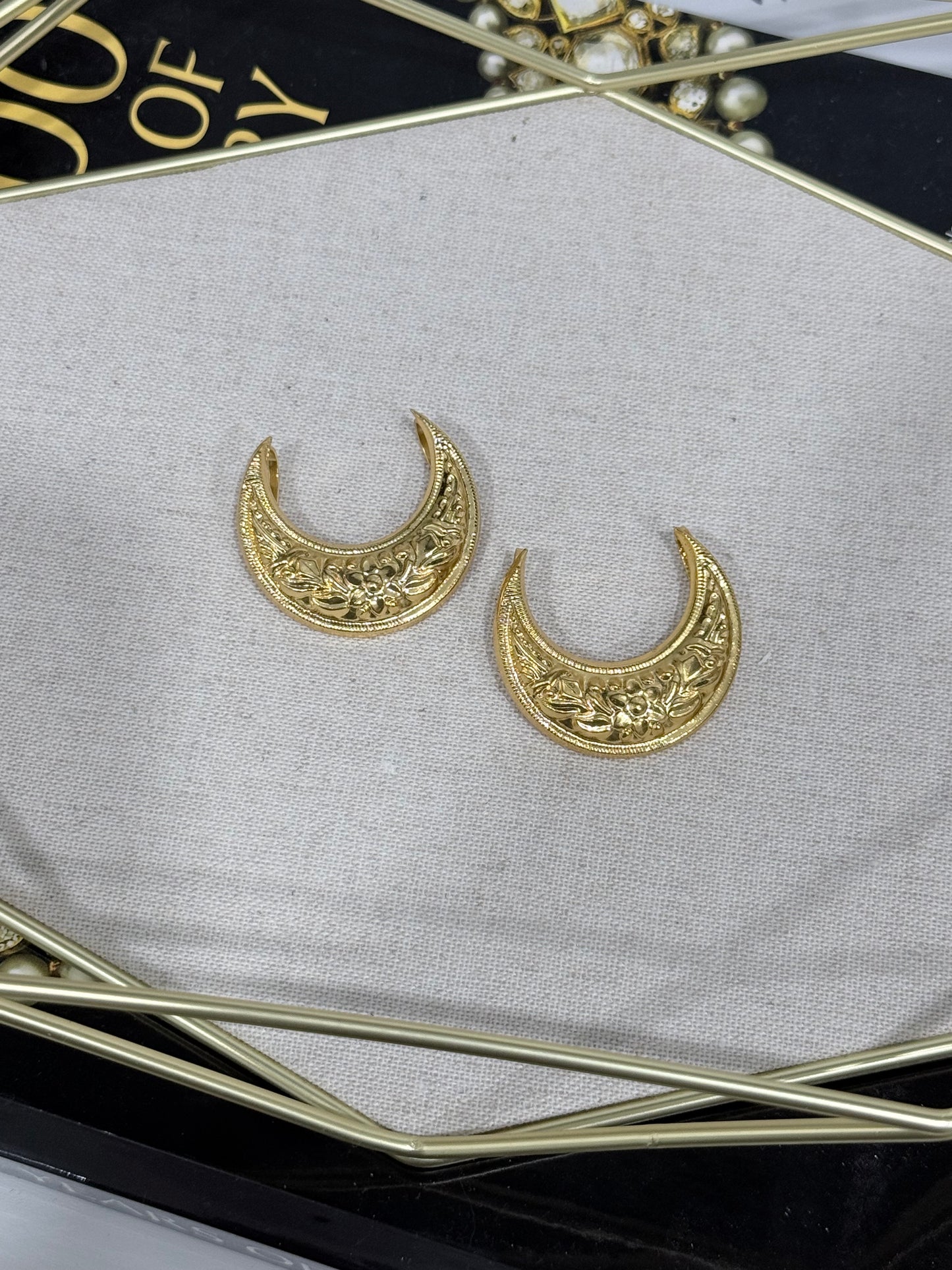 Crescent Hair Pins