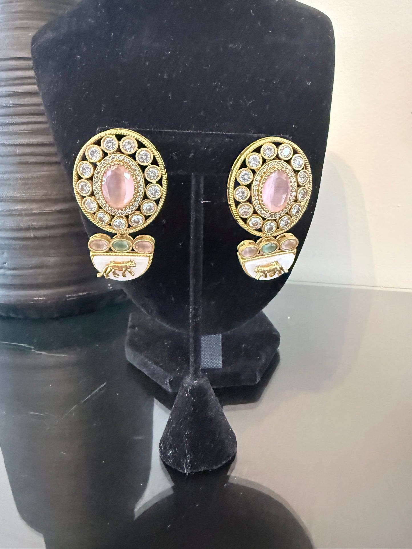 Sabyasachi Inspired Choker Set - Pink