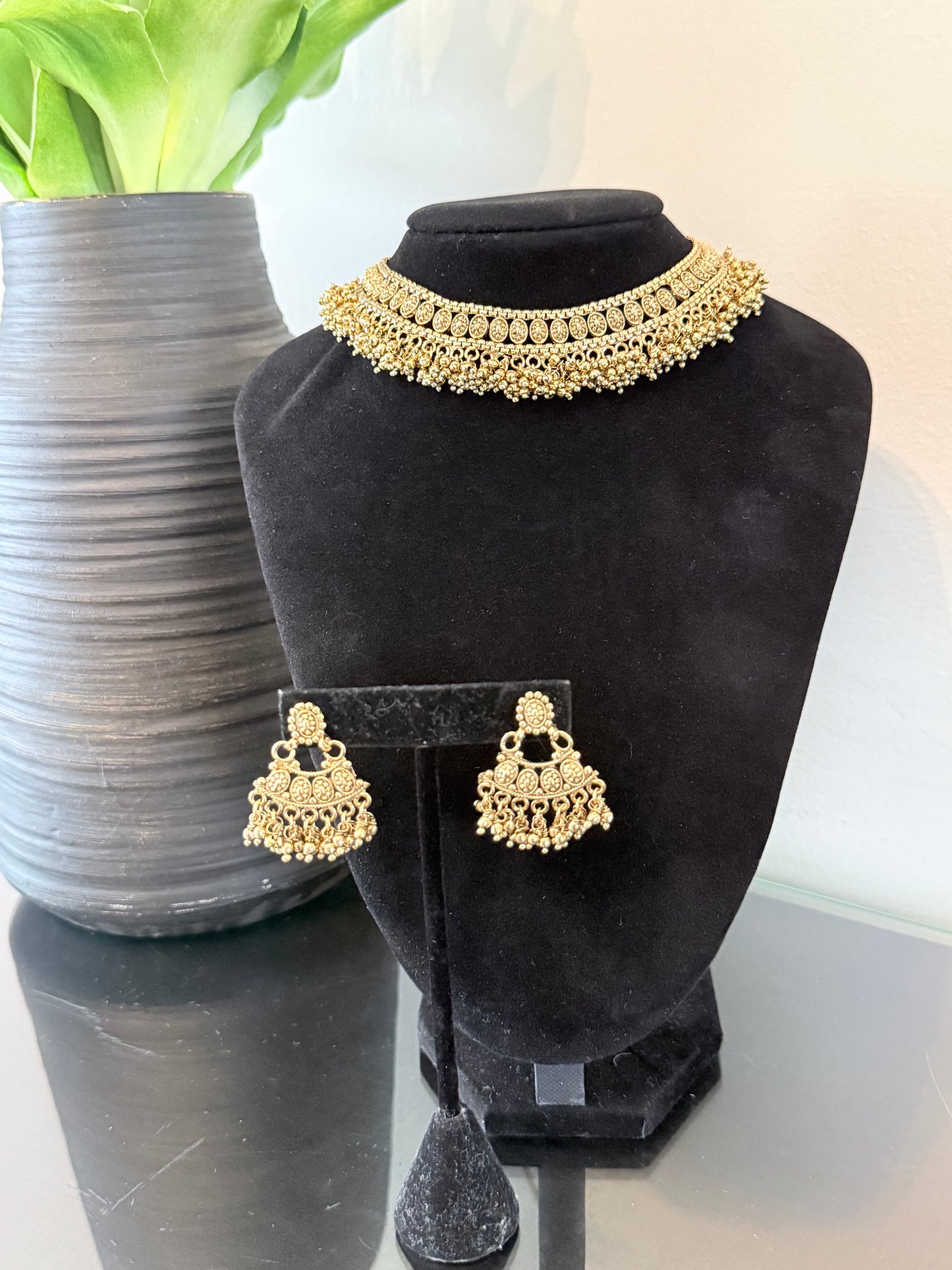 Just Like Gold Choker Set