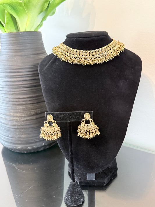 Just Like Gold Choker Set