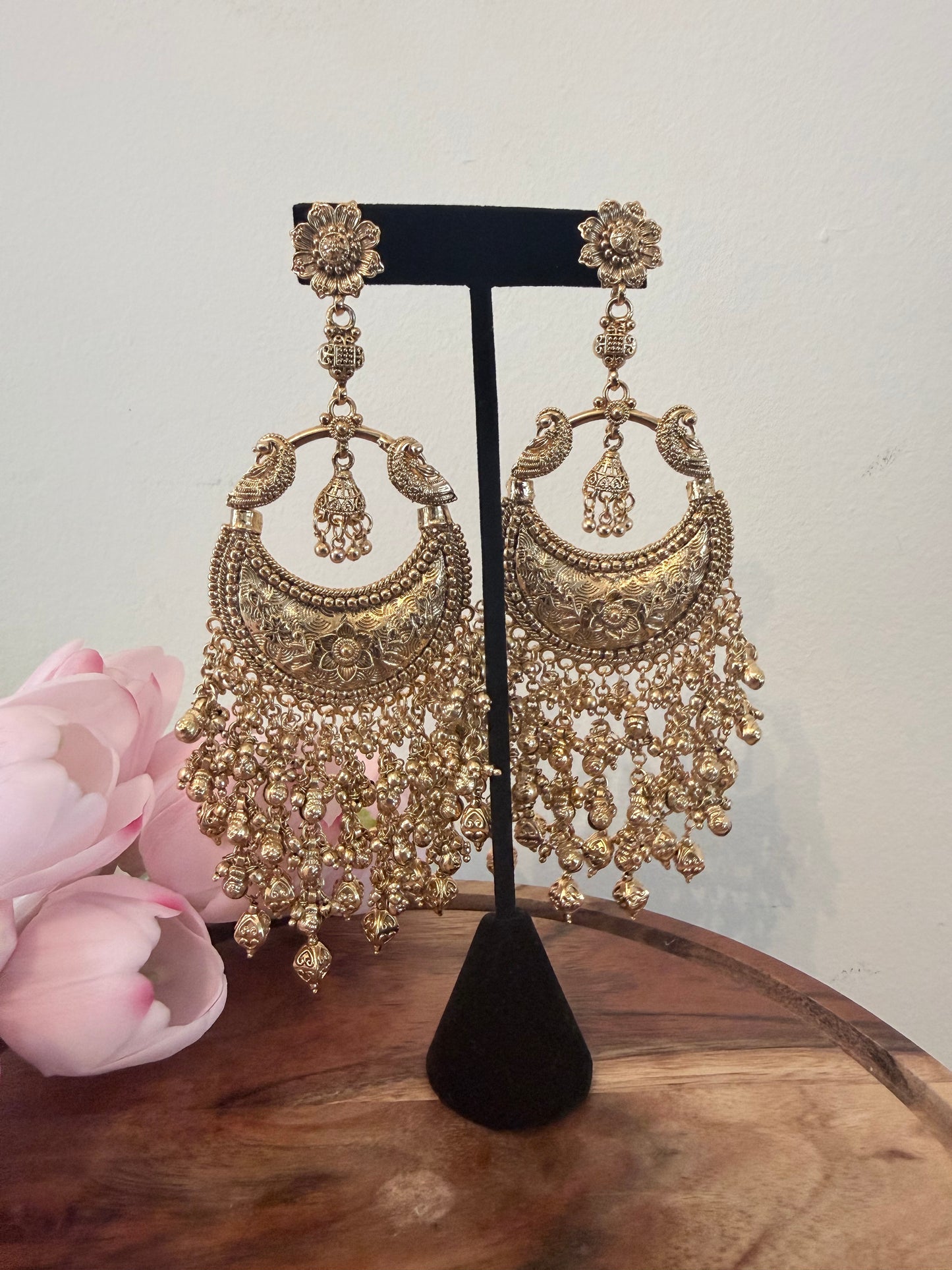 Gold Statement Earrings