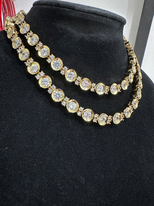 2-Strand Set with Stud Earrings
