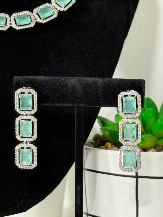 Silver and Green Set