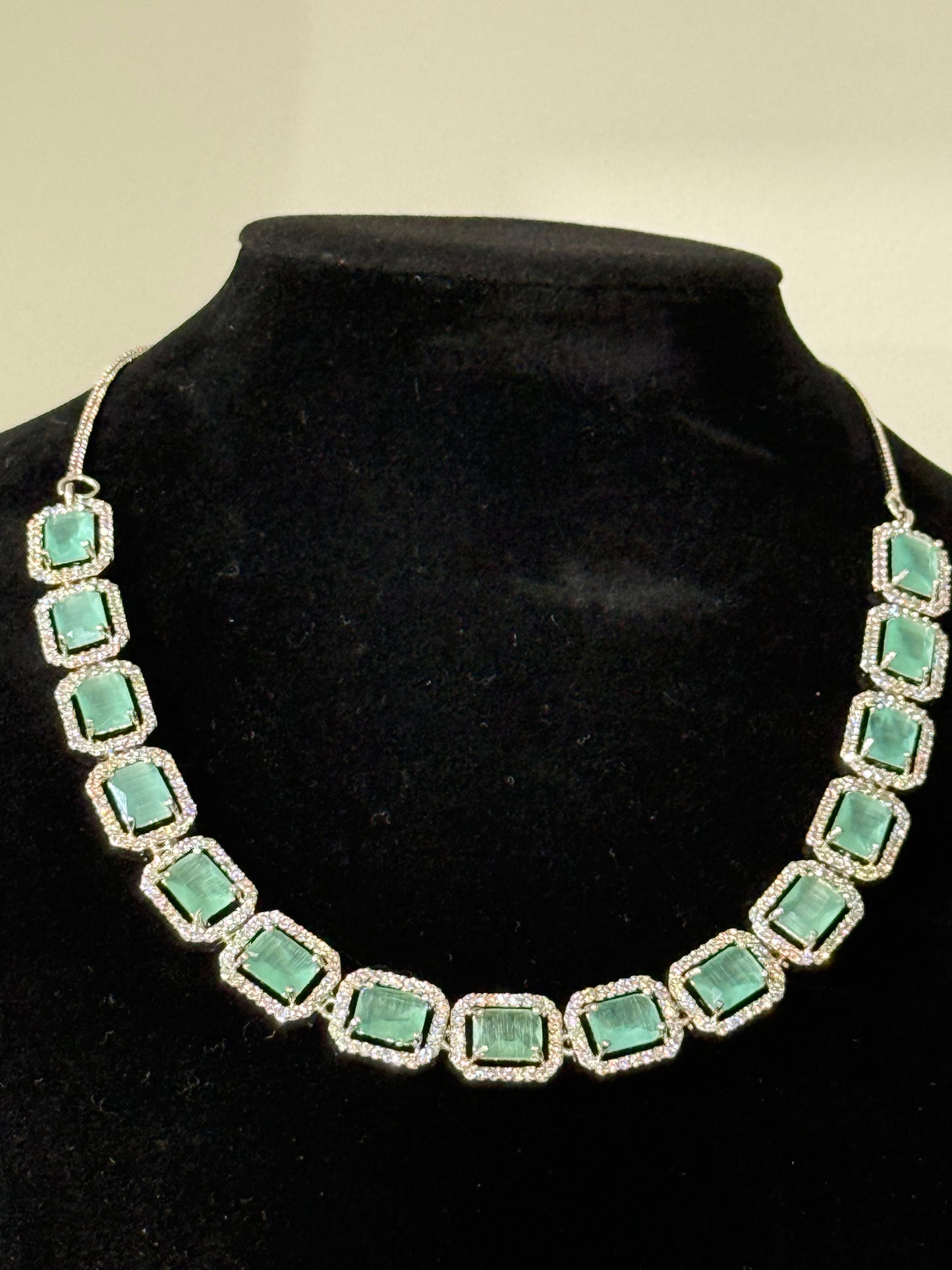Silver and Green Set