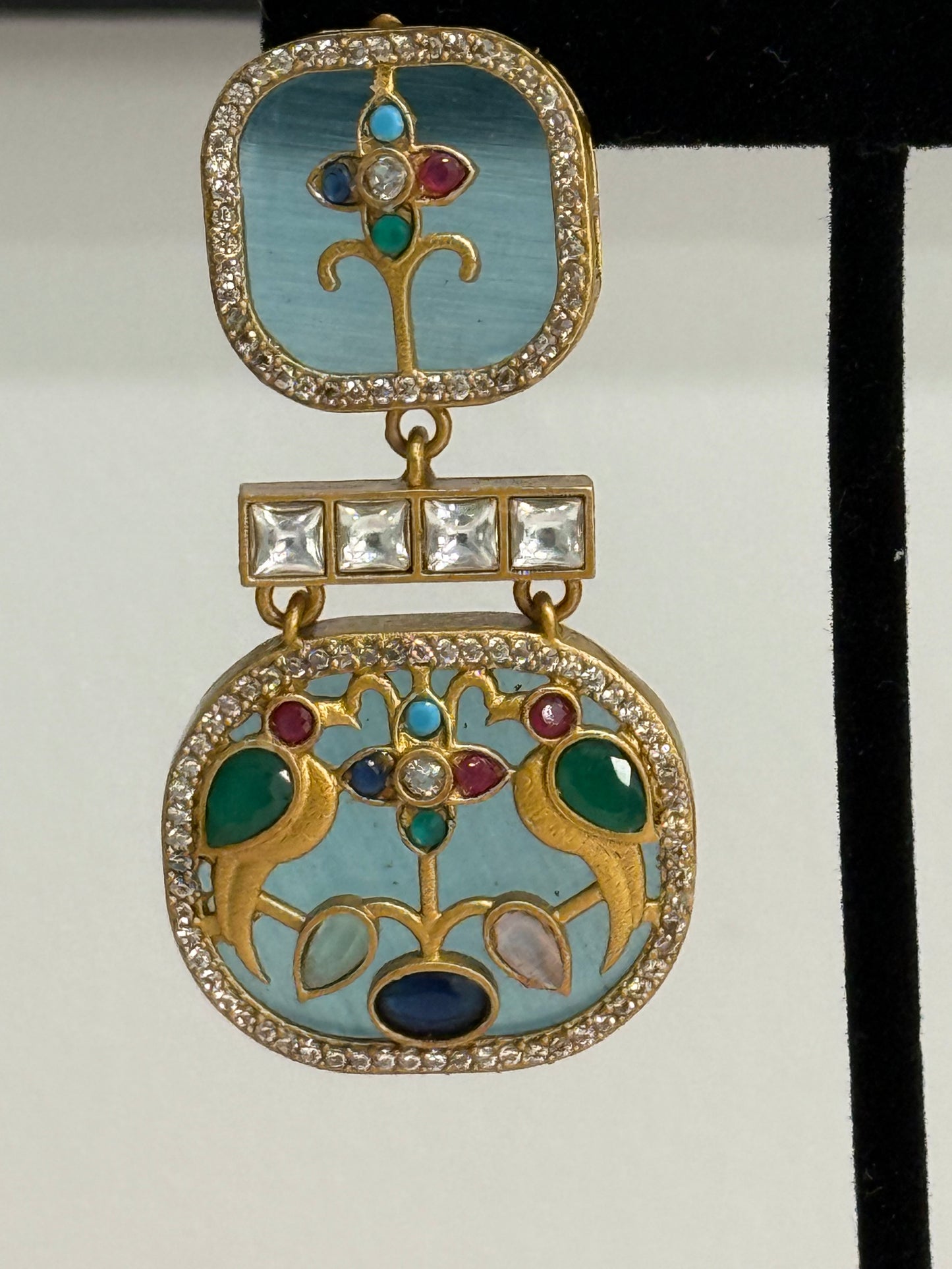 Sabya-Inspired Blue Earrings