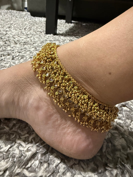 Heavy Gold Payal/Jhanjar