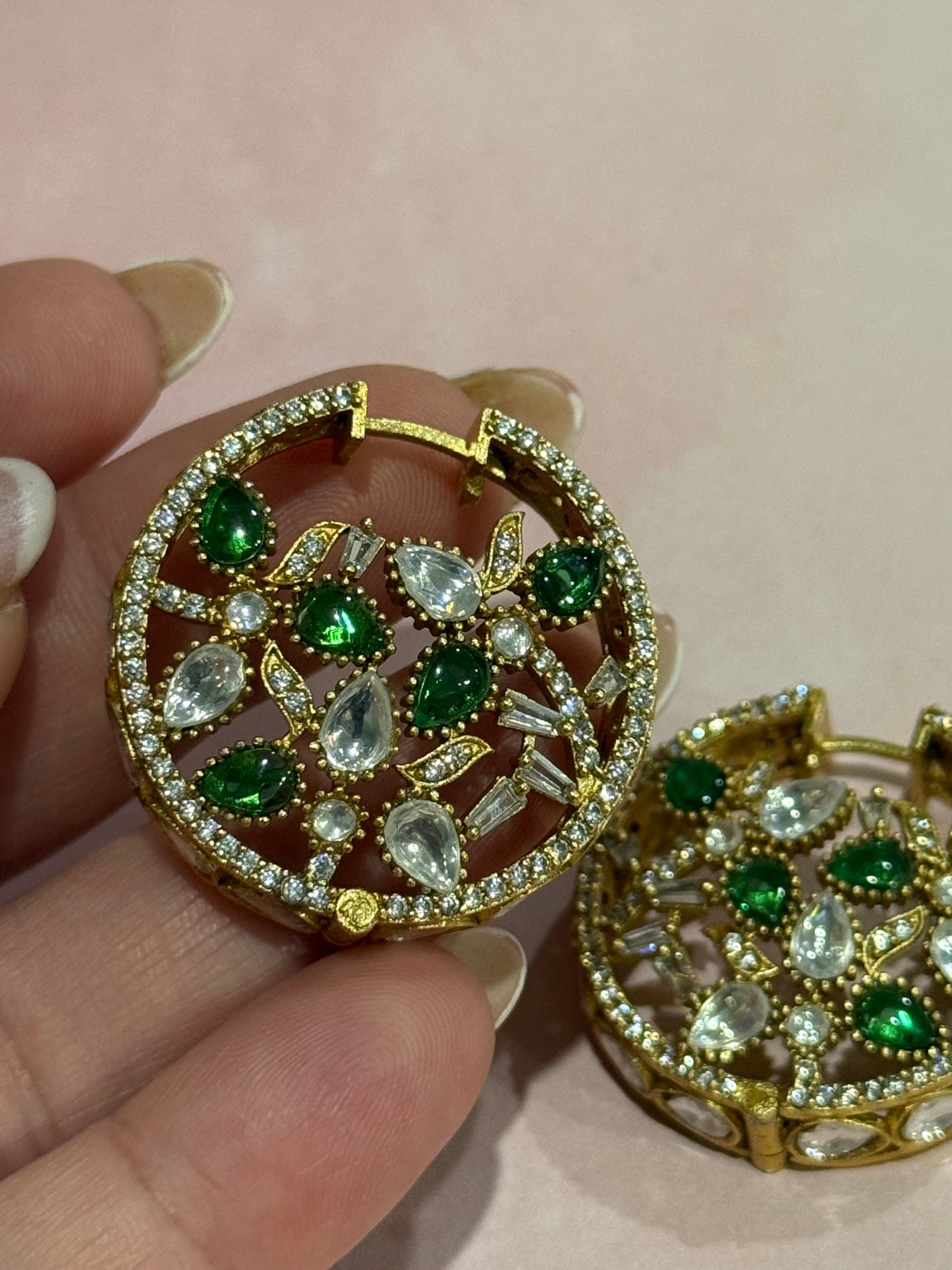 Green Stone Valiyan/hoops