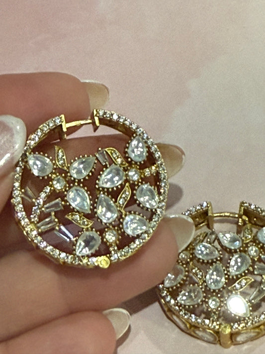 White Stone Valiyan/hoops
