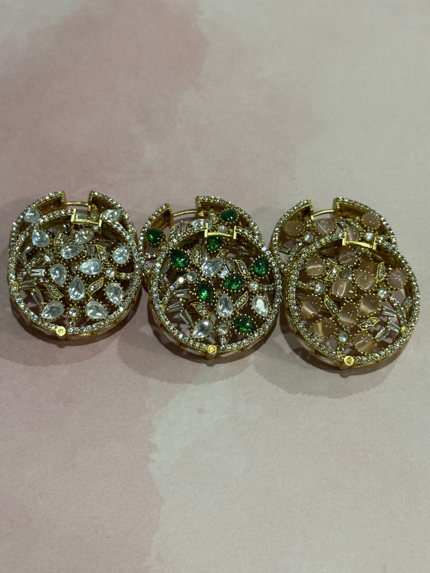 White Stone Valiyan/hoops