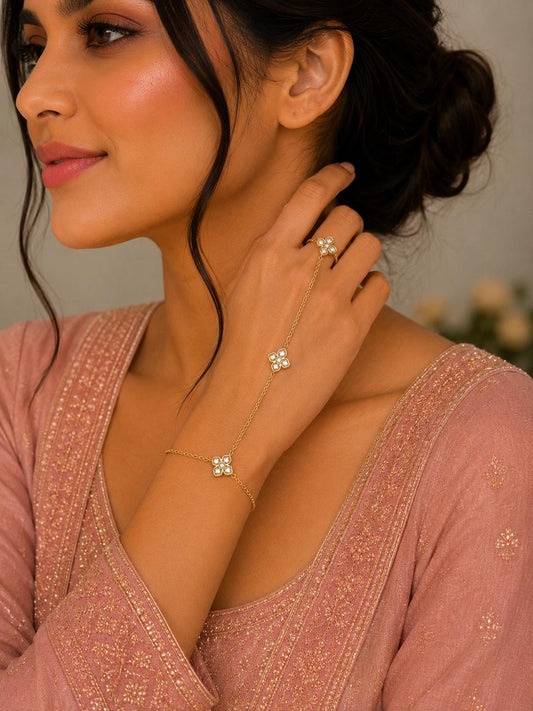 Delicate Gold Hand-Piece